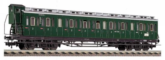 Passenger compartment car 2nd class with brakeman?s cab type B4 (C4pr04)<br /><a href='images/pictures/Fleischmann/5686.jpg' target='_blank'>Full size image</a>